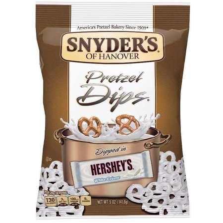 SNYDERS OF HANOVER Snyder's Of Hanover White Chocolate Dipped Pretzel 5 oz. Bag, PK8 110572
